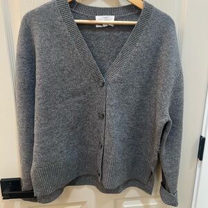 & Other Stories Gray Button-Up Cardigan